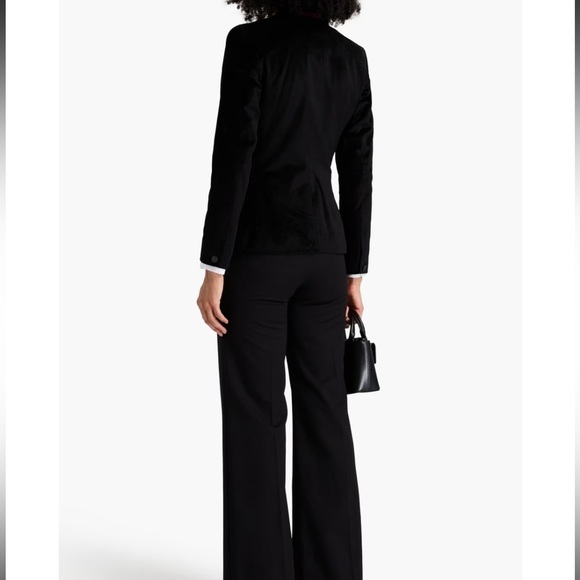 NEW Rag & Bone Women's Black Razor Velvet Two-Button Blazer Jacket - Size 00/XXS - Picture 5 of 13